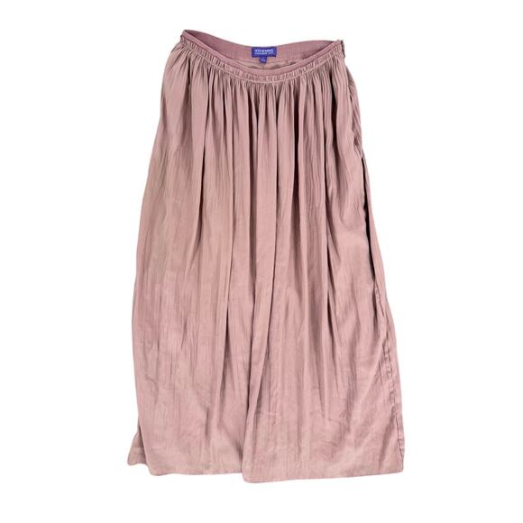 Vivienne Tam Maxi Skirt Pink Pleated Ballet Accordion Size 6 - Picture 1 of 5
